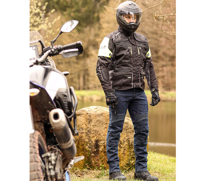 Kevlarové rifle TRILOBITE 661 Parado SLIM FIT Tmavo Modré - Image 4