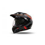 UFO ARIES Enduro prilba Sivo-oranžová
