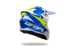 UFO INTREPID 2024 Motokrosová prilba Modro-žltá – Obrázok 3