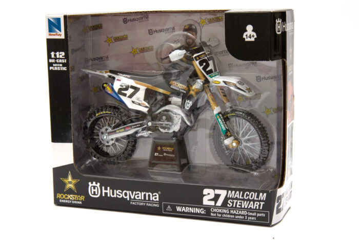 NewRay Model 1:12 Rockstar Energy Husqvarna FC450 Malcolm Stewart no.27 - Image 1