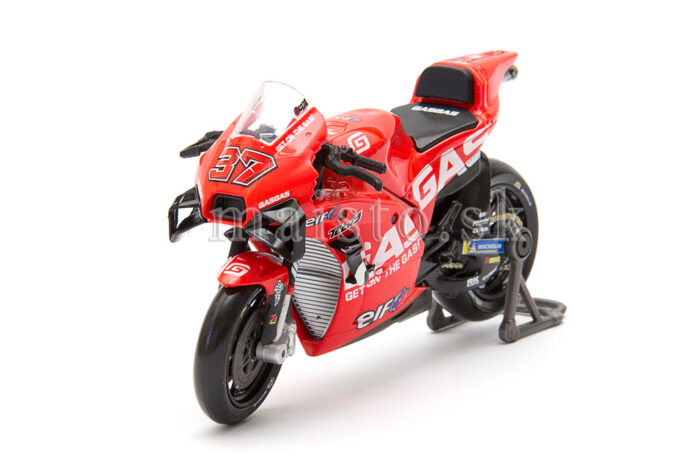 Model MotoGP GASGAS Factory Racing Tech3 No.37 Augusto Fernandez 2023 MAISTO 1:18 - Image 1