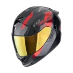 Scorpion Exo-1400 EVO II CARBON AIR PLATTED Čierno-červená