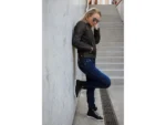 Dámska Kožená Bunda TXR Carmen Vintage Hnedá – Obrázok 2