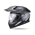 UFO COSMOS Enduro prilba Sivo-čierna