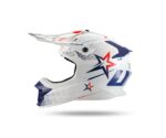 UFO INTREPID 2026 Motokrosová prilba Bielo-červeno-modrá – Obrázok 2