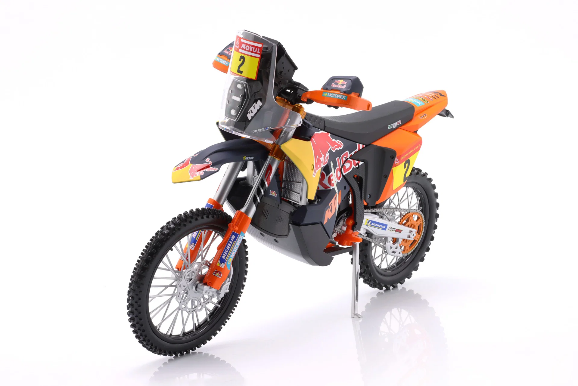 Model KTM 450 Rally Dakar 2024 No.2 Toby Price MAISTO 1:6 – Obrázok 2